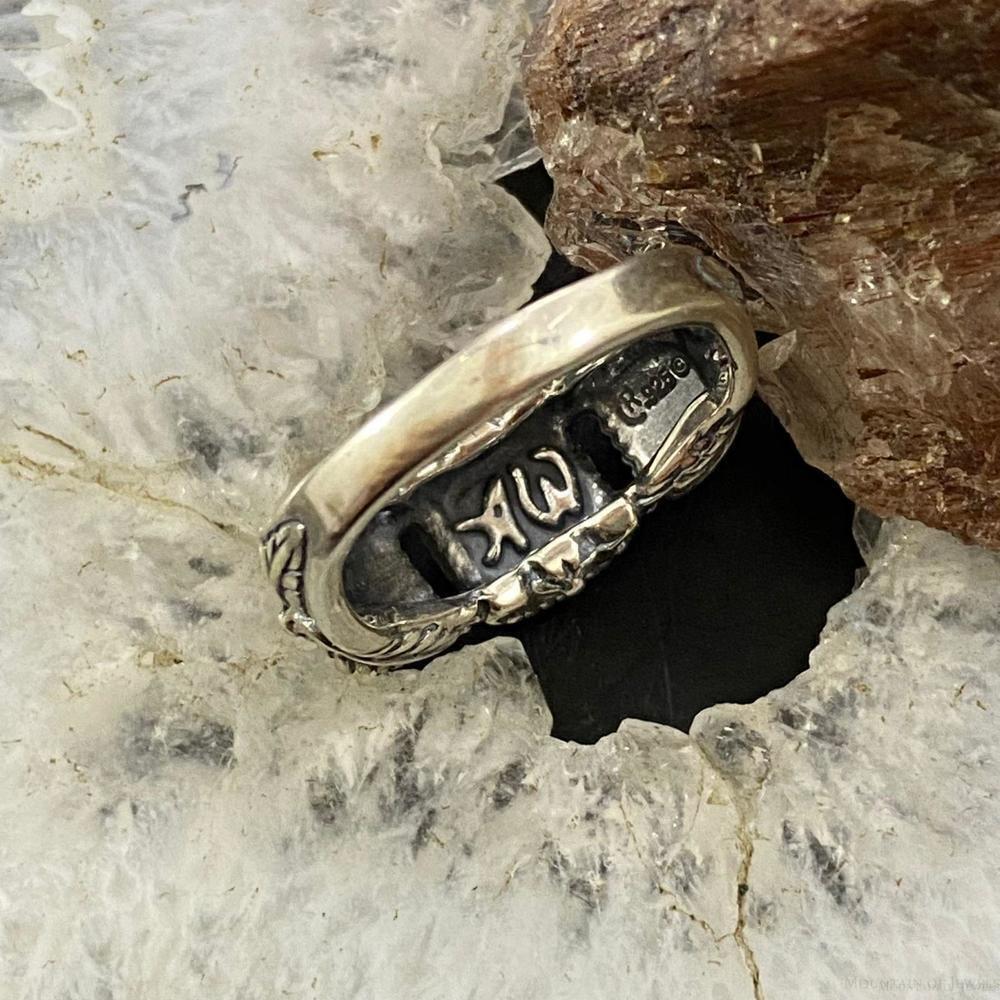 Carolyn Pollack Sterling Lapis Lazuli & Denim Lapis Decorated Ring For Women - Picture 7 of 10